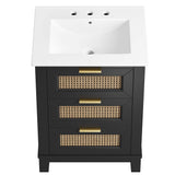 Dixie 24� Solid Wood Bathroom Vanity