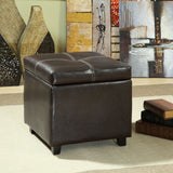 Treasure Upholstered Vinyl Ottoman