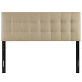 Lily King Upholstered Fabric Headboard