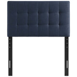 Lily Twin Upholstered Fabric Headboard