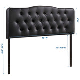 Annabel King Upholstered Vinyl Headboard