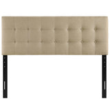 Emily King Upholstered Fabric Headboard