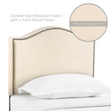 Curl Twin Nailhead Upholstered Headboard