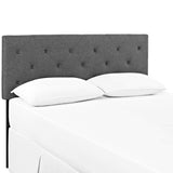 Terisa King Upholstered Fabric Headboard