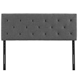 Terisa King Upholstered Fabric Headboard