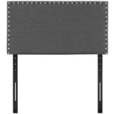 Phoebe Twin Upholstered Fabric Headboard