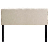 Phoebe Queen Upholstered Fabric Headboard