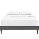 Tessie Full Fabric Bed Frame with Squared Tapered Legs