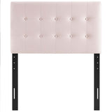 Emily Twin Biscuit Tufted Performance Velvet Headboard