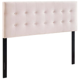 Emily Queen Biscuit Tufted Performance Velvet Headboard