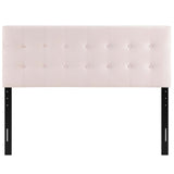 Emily Queen Biscuit Tufted Performance Velvet Headboard