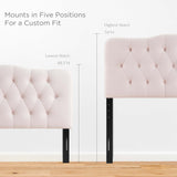 Annabel Full Diamond Tufted Performance Velvet Headboard