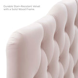 Annabel Full Diamond Tufted Performance Velvet Headboard