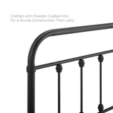 Sage Queen Metal Headboard