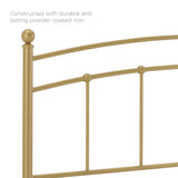 Abigail Queen Metal Headboard