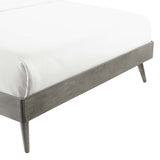 Margo King Wood Platform Bed Frame