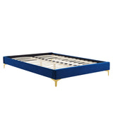 Sutton Twin Performance Velvet Bed Frame