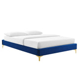 Sutton Full Performance Velvet Bed Frame