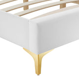 Sutton Full Performance Velvet Bed Frame