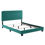 Celine Channel Tufted Performance Velvet King Bed