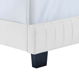 Celine Channel Tufted Performance Velvet King Bed