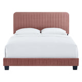 Celine Channel Tufted Performance Velvet Queen Bed