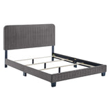 Celine Channel Tufted Performance Velvet Queen Bed