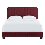 Celine Channel Tufted Performance Velvet Queen Bed