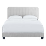 Celine Channel Tufted Performance Velvet King Platform Bed