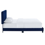 Celine Channel Tufted Performance Velvet Queen Platform Bed