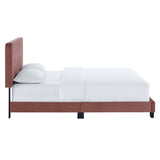 Celine Channel Tufted Performance Velvet Full Platform Bed