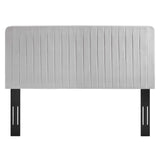 Milenna Channel Tufted Performance Velvet Twin Headboard