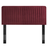 Milenna Channel Tufted Performance Velvet King/California King Headboard