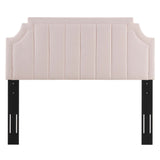 Alyona Channel Tufted Performance Velvet Twin Headboard