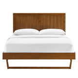 Alana Queen Wood Platform Bed With Angular Frame