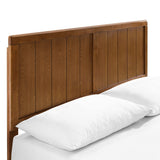 Alana Queen Wood Platform Bed With Angular Frame