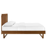 Marlee Queen Wood Platform Bed With Angular Frame