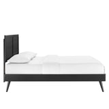 Marlee Queen Wood Platform Bed With Splayed Legs