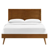 Marlee Queen Wood Platform Bed With Splayed Legs