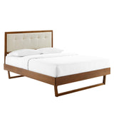 Willow Queen Wood Platform Bed With Angular Frame