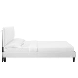 Peyton Performance Velvet Queen Platform Bed