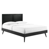 Marlee Twin Wood Platform Bed With Splayed Legs