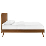 Marlee Twin Wood Platform Bed With Splayed Legs