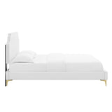 Sienna Performance Velvet Queen Platform Bed