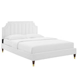 Sienna Performance Velvet Queen Platform Bed