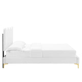 Current Performance Velvet Twin Platform Bed