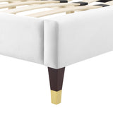 Current Performance Velvet Twin Platform Bed