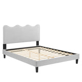 Current Performance Velvet Twin Platform Bed