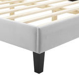 Current Performance Velvet Twin Platform Bed