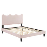 Current Performance Velvet Twin Platform Bed